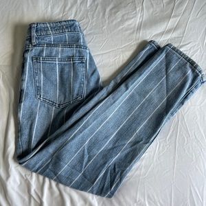PacSun Striped Mom Jeans